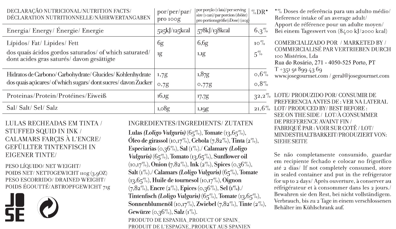 Gevulde Inktvis in Inkt - 120 gram - Afbeelding 6